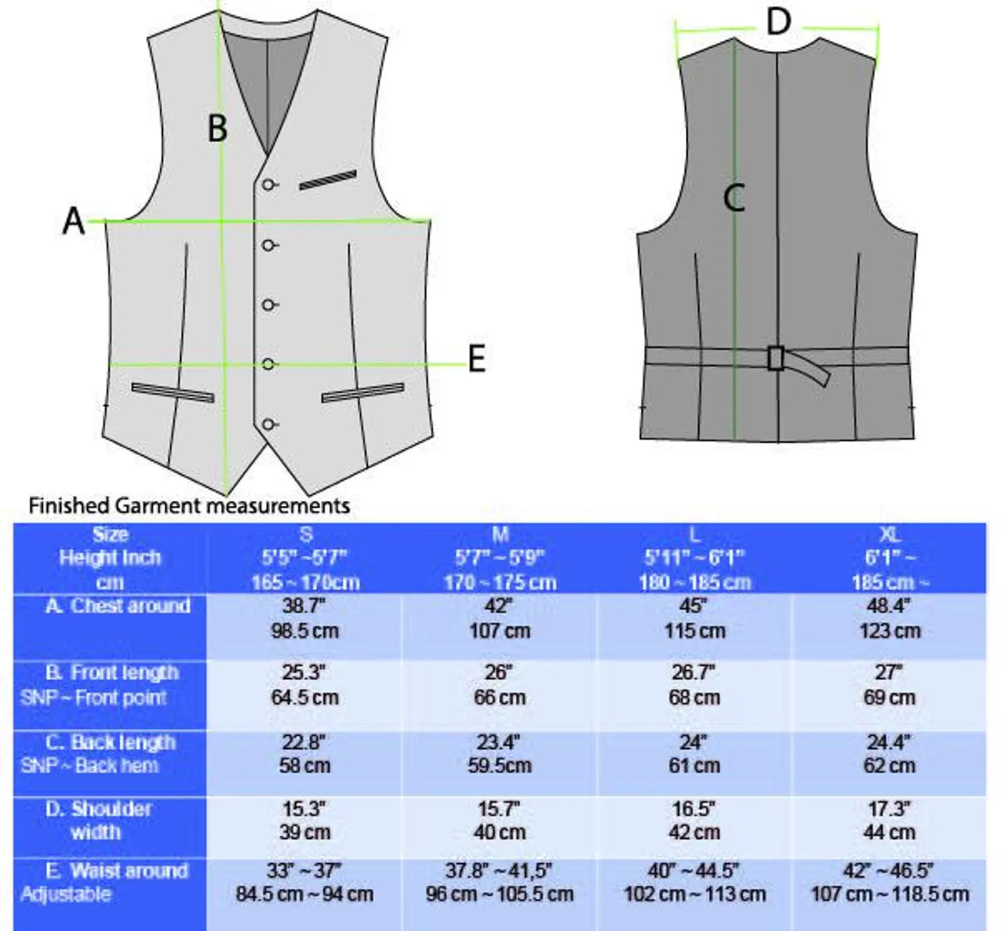 Herrenweste formelle KIMONO OBI Silber Gold Brokat Weste SAYAGATA schwarz Gold Größe SML XL versandfertig